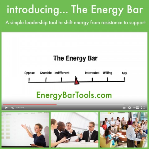 The Energy Bar: A leadership tool to shift energy from resistance to support
